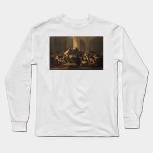 Inquisition Scene by Francisco Goya Long Sleeve T-Shirt